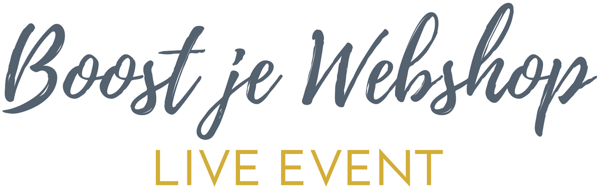 Boost je Webshop Live Event